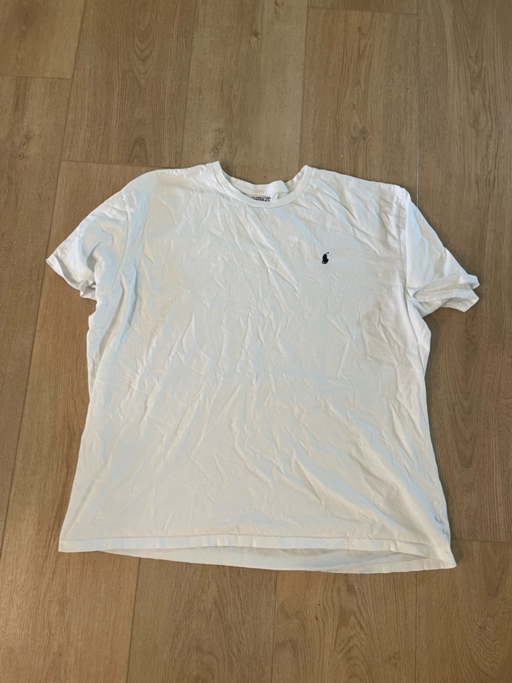 Polo by Ralph Lauren White Crewneck T-Shirt with Navy Pony